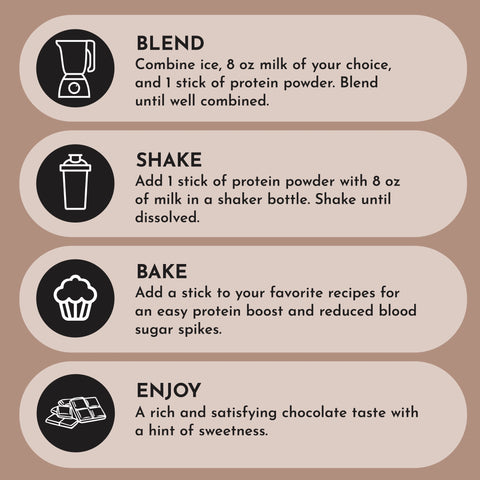 Just Ingredients Chocolate Protein Powder Stick