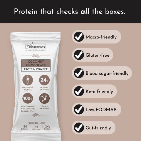 Just Ingredients Coconut Chocolate Protein Powder Stick