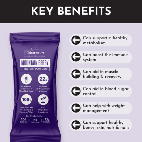 Just Ingredients Mountain Berry Protein Powder Stick