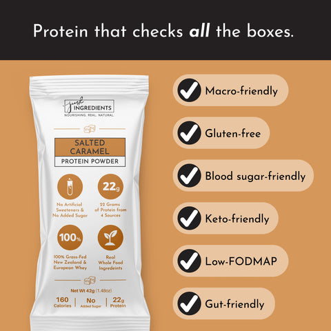 Just Ingredients Salted Caramel Protein Powder Stick