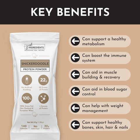 Just Ingredients Snickerdoodle Protein Powder Stick