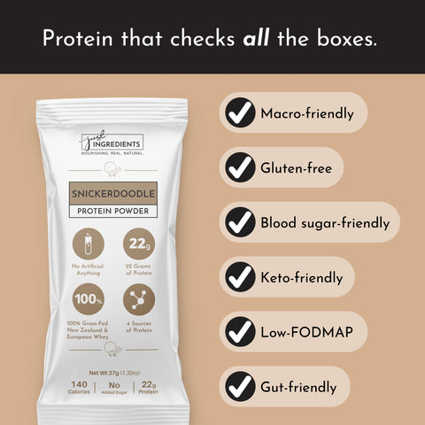 Just Ingredients Snickerdoodle Protein Powder Stick