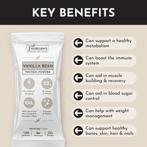 Just Ingredients Vanilla Bean Protein Powder Stick
