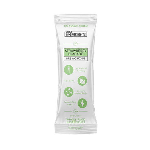 Just Ingredients Strawberry Limeade Pre-Workout Stick