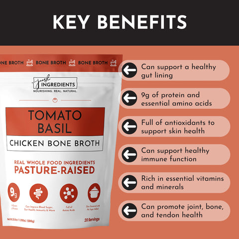Just Ingredients Tomato Basil Bone Broth