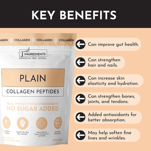 Just Ingredients Plain Collagen Peptides