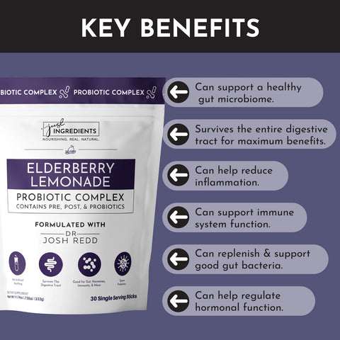 Just Ingredients Elderberry Lemonade