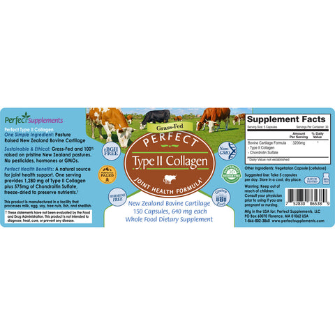 Perfect Type II Collagen Grass Fed