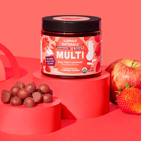 Llama Naturals Kids Multi Strawberry 90 CT