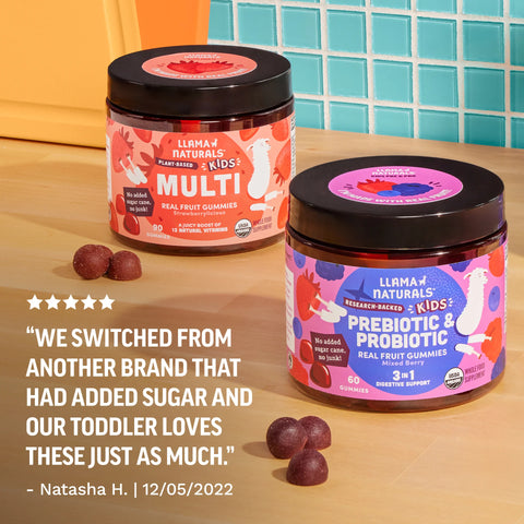 Llama Naturals Kids Multi Strawberry 90 CT