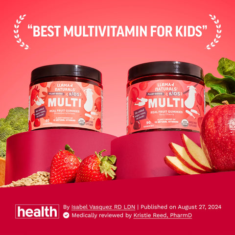 Llama Naturals Kids Multi Strawberry 90 CT
