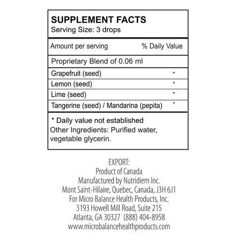 Micro Balance Health Products CitriDrops Dietary Supplement