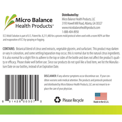 Micro Balance Health Products EC3 Mold Solution Concentrate