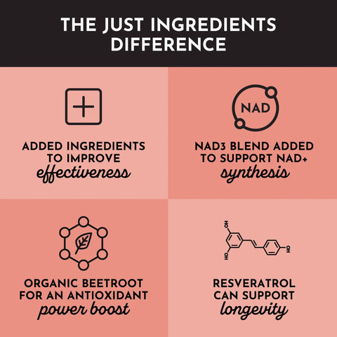 Just Ingredients NAD+ Complex