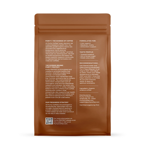 PROTECT: Light-Medium Roast Whole Bean Coffee (12 oz)