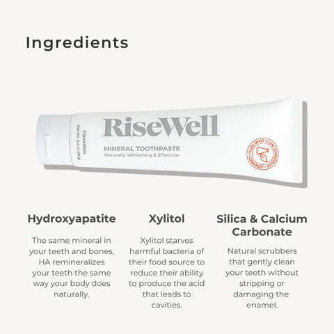 RiseWell Mineral Toothpaste Flavorless
