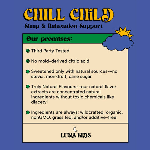 SubLuna Chill Child: Calm & Sleep Gummy