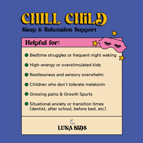 SubLuna Chill Child: Calm & Sleep Gummy