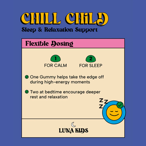 SubLuna Chill Child: Calm & Sleep Gummy