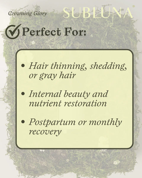 SubLuna Crowning Glory®: Hair + Rejuvenation Tonic