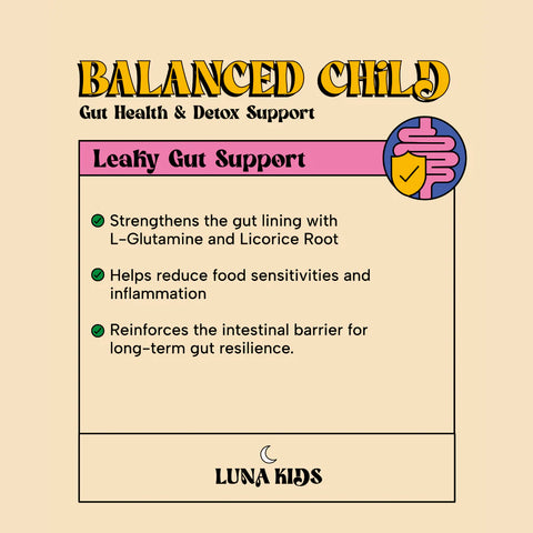 SubLuna Balanced Child: Detox & Gut Gummy