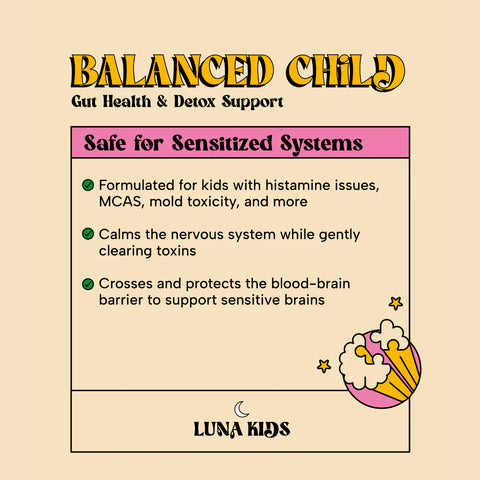 SubLuna Balanced Child: Detox & Gut Gummy
