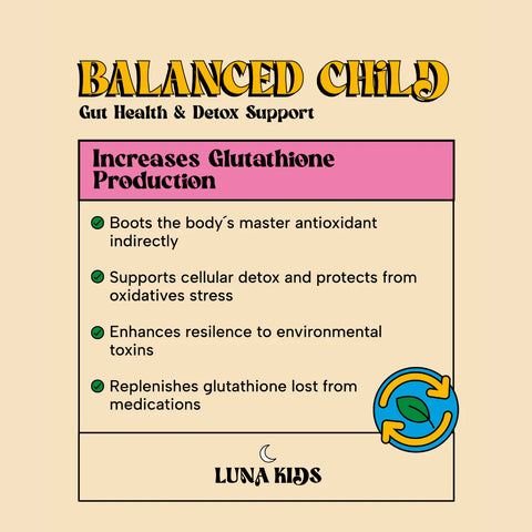 SubLuna Balanced Child: Detox & Gut Gummy