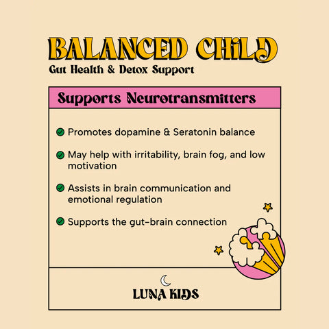 SubLuna Balanced Child: Detox & Gut Gummy