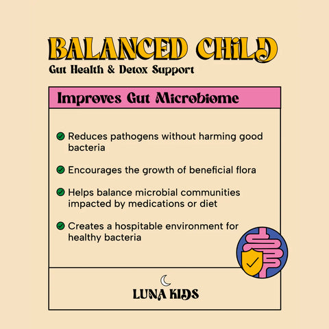 SubLuna Balanced Child: Detox & Gut Gummy