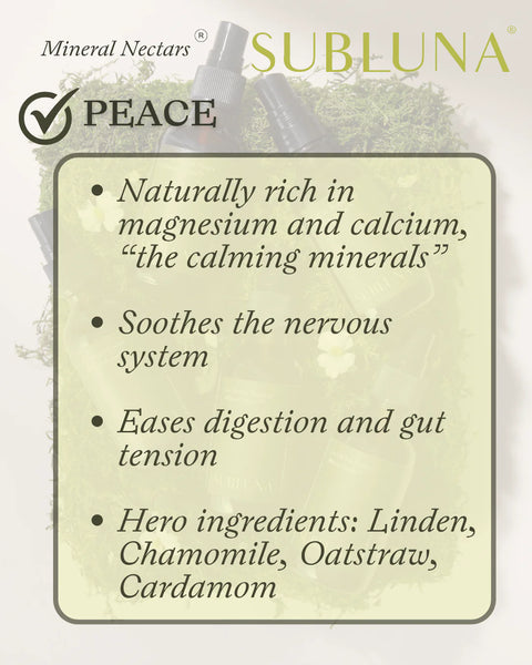 SubLuna PEACE: Nervous System & Digestion Support (La Calma)