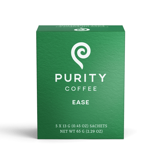 Purity Organic Coffee Ease: Dark Roast Single-Serve Coffee Sachets