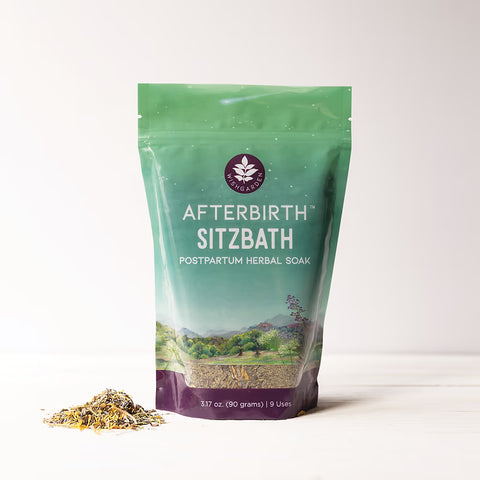 Wishgarden Herbs AfterBirth Sitzbath Postpartum Herbal Soak (3.17 oz Bag)