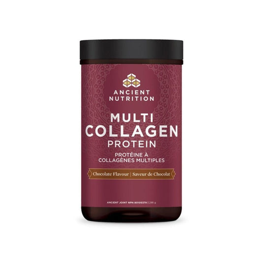 Ancient Nutrition- Ancient Nutrition - Multi Collagen Protein - Chocolate, 298g