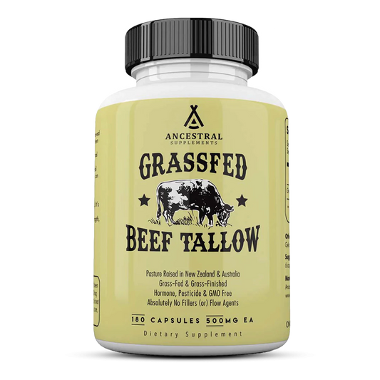 Ancestral Supplements Grass Fed Beef Tallow