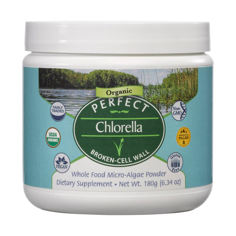 Perfect Chlorella - Organic & Fairly-Traded Chlorella - 180g Powder - Goodie Vibes