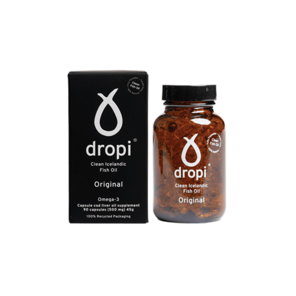 Dropi Pure Icelandic Extra Virgin Cod Liver Oil - 90 Capsules
