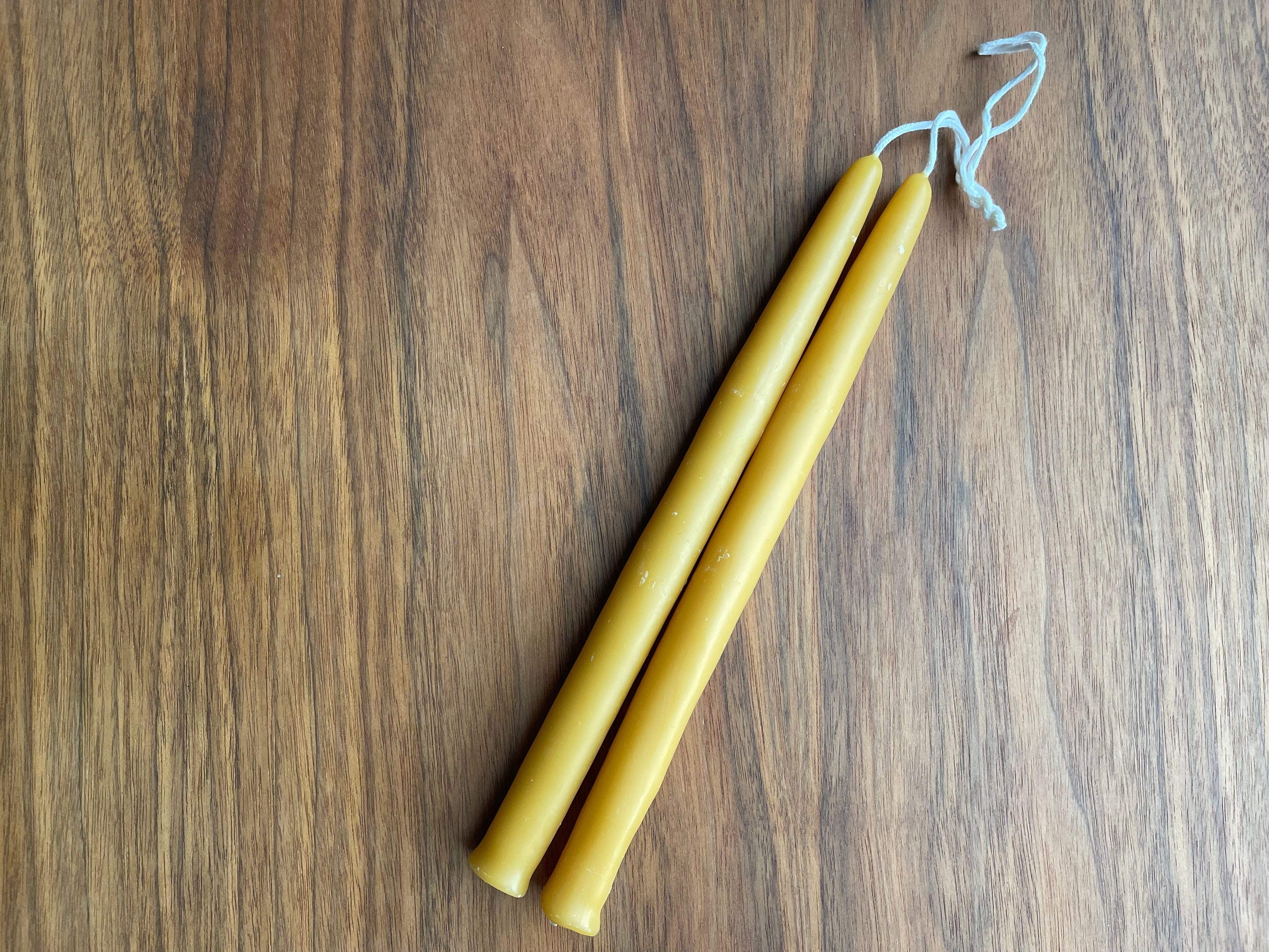 Pure Beeswax Candles (Set of 2)