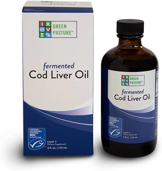 Green Pasture Fermented Cod Liver Oil- Unflavoured