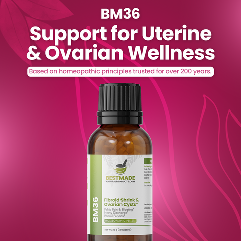 BestMade Natural Products BM36 Fibroid & Ovarian Cyst Formula (140 Pellets) Supplement BestMade Natural Products