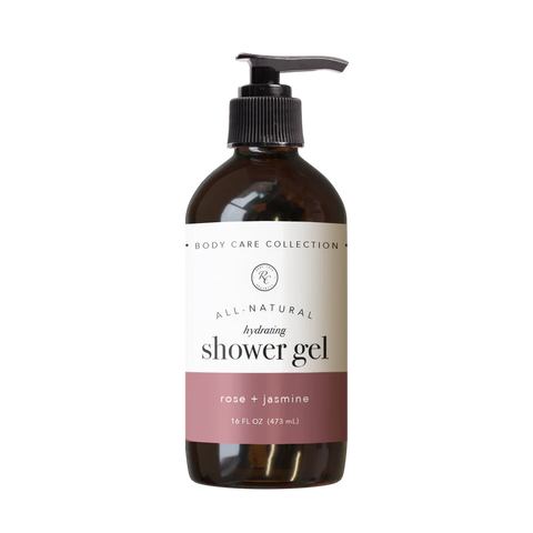 Rowe Casa Organics Shower Gel | 16 Oz (Rose + Jasmine)
