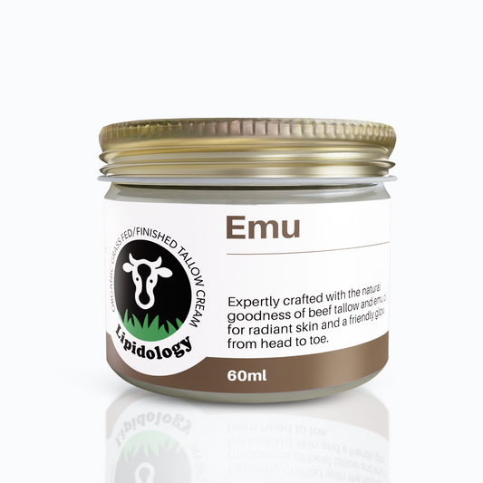 Emu-Tallow Face and Body Cream, Unscented, 60 ml (Free shipping on all Lipidology products)