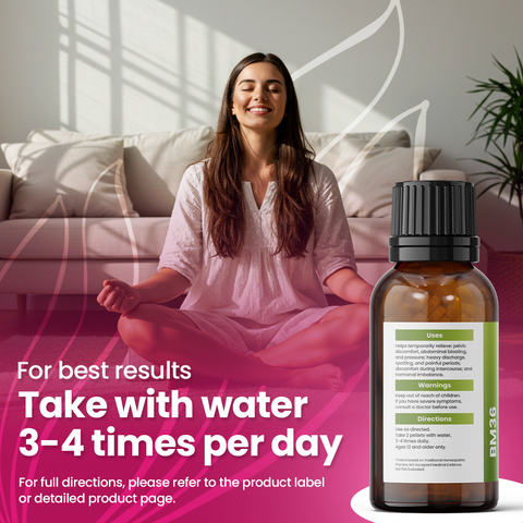 BestMade Natural Products BM36 Fibroid & Ovarian Cyst Formula (140 Pellets) Supplement BestMade Natural Products