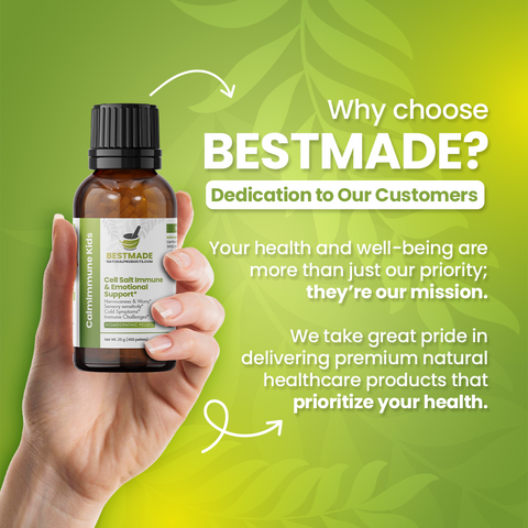 BestMade Natural Products CalmImmune Kids Cell Salts (400 Pellets) Supplement BestMade Natural Products