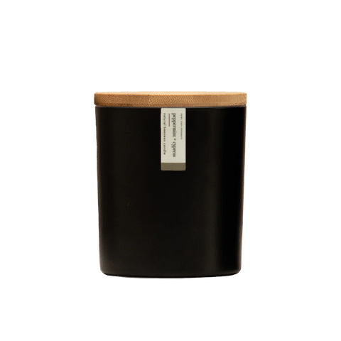 Rowe Casa Organics Peppermint + Cypress Beeswax Candle | 8.75 Oz