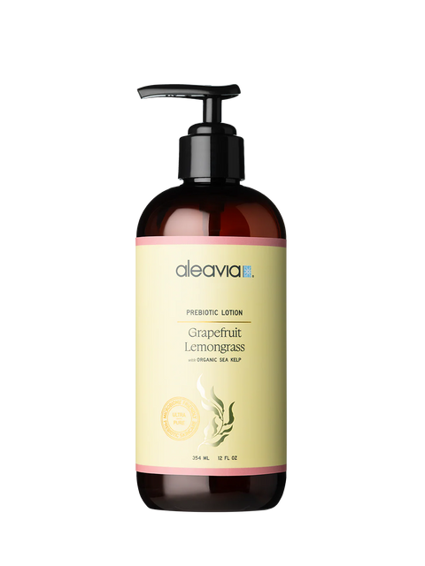 Aleavia Grapefruit Lemongrass Prebiotic Body Lotion (12 oz)