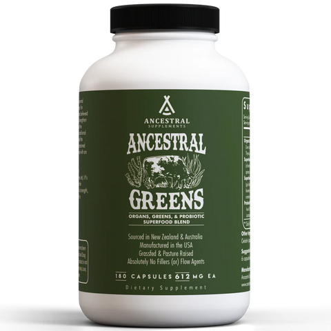 Ancestral Supplements Ancestral Greens Beef Organ Complex Ancestral Supplements