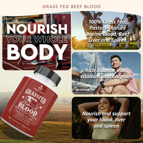 Ancestral Supplements Grass Fed Blood Vitamins & Supplements Ancestral Supplements