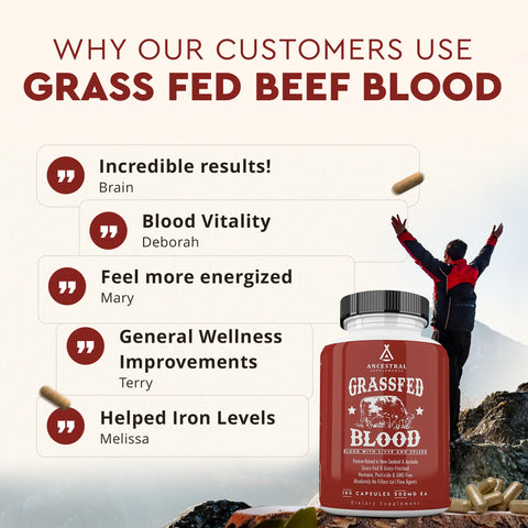 Ancestral Supplements Grass Fed Blood Vitamins & Supplements Ancestral Supplements