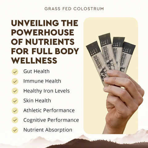 Ancestral Supplements Grass Fed Beef Colostrum Stick Packs colostrum powder Ancestral Supplements