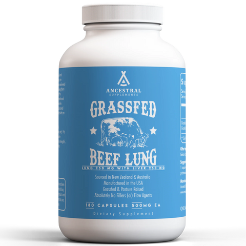 Ancestral Supplements Grass Fed Beef Lung Ancestral Supplements